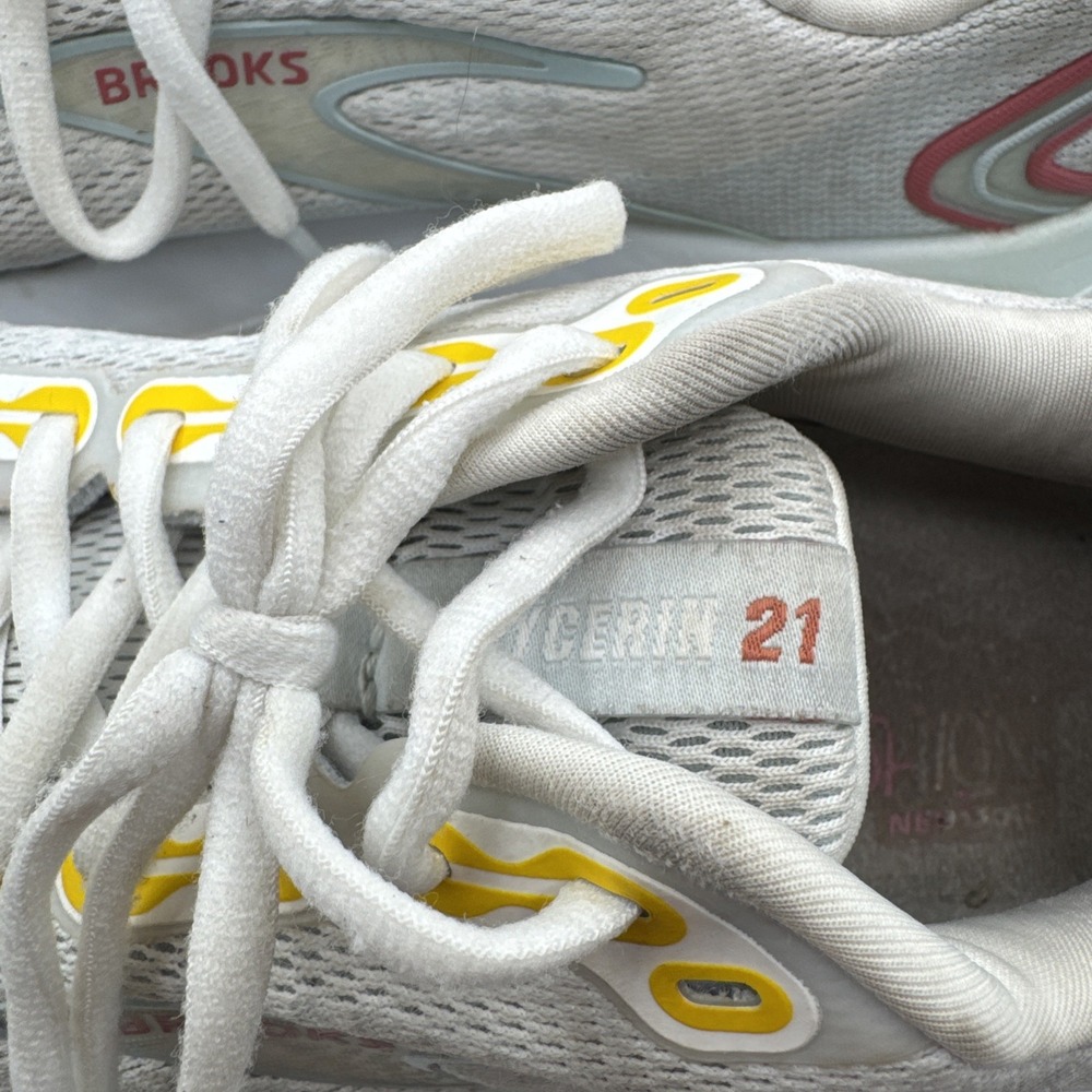 Brooks Glycerin 21 Running Shoe Women's US Size 10 White, Light Blue, Red - Picture 5 of 7